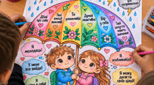 🌈 Велика розмальовка «Ментальне здоров’я» 💛