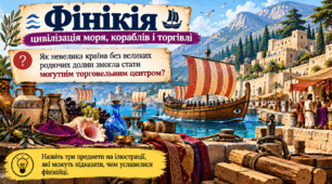 "Які були особливості розвитку фінікійської цивілізації" Історія 6 клас