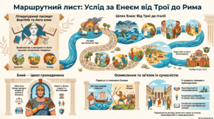 Презентація "Маршрутний лист за поемою Вергілія "Енеїда""