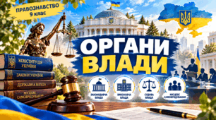 Органи влади України  ПРАВОЗНАВСТВО 9 клас