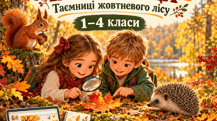 «Осінь-чарівниця: таємниці жовтневого лісу» — комплект для виховної години у 1–4 класах