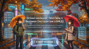 Інструктаж з БЖД під час осінніх канікул