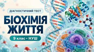 Діагностичний тест на тему: Біохімія життя 9 клас НУШ