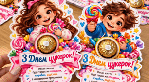 🍭 Листівки до Дня цукерок! 🍬 4 листопада