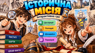 «Історична місія: Гуманізм і Високе Відродження» — інтерактивна дидактична гра зі всесвітньої історії (модифікований матеріал для учнів з ООП).