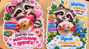🦝💖 Солодкі Листівки подарунки до Дня ментального здоров’я! 💖