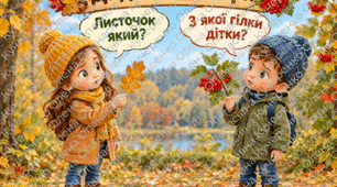 Дидактичні ігра "Листочок який?" "З якої гілки дітки?