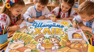 Мегарозмальовки "Шануймо хліб"