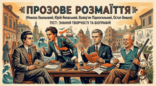 Комлексний тест: "Прозове розмаїття". Контрольна робота/модульна перевірка знань