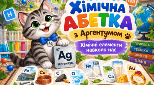 «Хімічна абетка з Аргентумом. Хімічні елементи навколо нас» — частина 1 (модифікований дидактичний матеріал для учнів з ООП, хімія, НУШ)