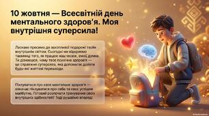 Всесвітній день ментального здоров’я 🌈+ 10 способів подбати про себе+ презентація+ Інфографіка