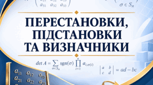 Перестановки, підстановки та визначники. Елементарні перетворення матриць.