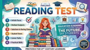 READING TEST 8th GRADE