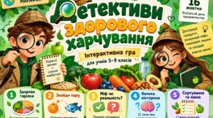 Детективи здорового харчування: інтерактивна гра для учнів 5–9 класів