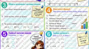 📘 Робочий аркуш «Функція y=\sqrt{x}, її графік і властивості»
