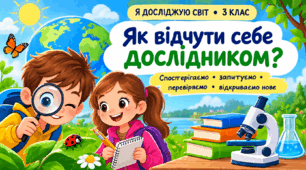 Інтерактивна навчальна презентація  «Як відчути себе дослідником?» 3 клас НУШ