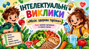 «Місія: здорова тарілка» — інтелектуальні виклики з теми здорового харчування та корисних звичок