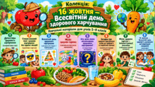 16 жовтня Всесвітній день здорового харчування