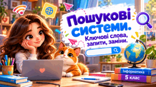 5 клас (Коршунова) Пошукові системи. Ключові слова, запити