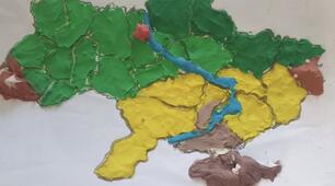 «Наша об'ємна Україна. Створення 3D-карти з пластиліну»