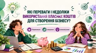 Презентація "Які переваги і недоліки використання власних коштів для створення бізнесу?"