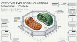 Структура еукаріотичної клітини: мітохондрії і пластиди