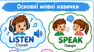 «Англомовне середовище в ЗДО: 9 готових матеріалів для оформлення групи — друкуй та використовуй»