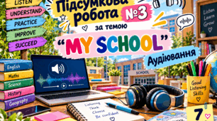 Підсумкова робота №3 за темою “MY SCHOOL”. Аудіювання