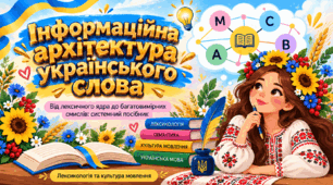 🩵💛Інформаційна архітектура українського слова