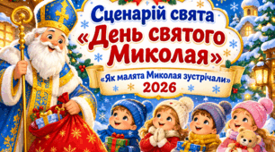 Сценарій свята до Дня святого Миколая «Як малята Миколая зустрічали»  2026