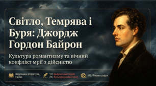 Джордж-Ноел-Гордон Байрон. Вплив творчості Байрона на розвиток романтизму. Вірш «Хотів би жити знов у горах…». Протиставлення мрії і дійсності.