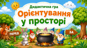 Дидактична гра "Орієнтування у просторі"