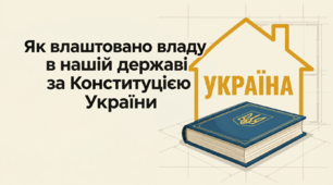 Як влаштовано владу в нашій державі за Конституцією України. Громадянська освіта. 9 клас