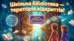 📖 📚Шкільна бібліотека — територія відкриттів! Інтерактивна презентація до Дня шкільних бібліотек.