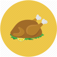 chicken, food, roast, roasted chicken icon