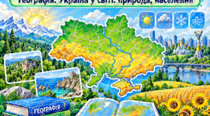 Практичні роботи з географії за курс географії у 8 класі (12 тем)
