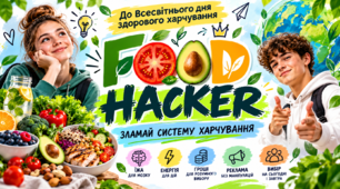 День здорового харчування «FOOD HACKER: ЗЛАМАЙ СИСТЕМУ ХАРЧУВАННЯ»  ПРЕЗЕНТАЦІЯ+КОНСПЕКТ