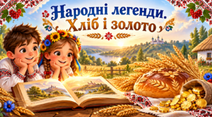 Урок 25 Народні легенди. Хліб і золото.  (+ мнемотаблиця до тексту для дітей з ООП)