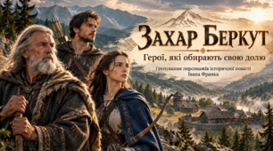 Інтерактивна презентація «Захар Беркут». Групування персонажів історичної повісті Івана Франка. Українська література, 7 клас