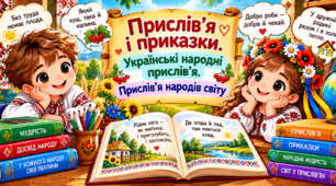 Урок 26 Прислів’я і приказки. Українські народні прислів’я. Прислів’я народів світу(+ мнемотаблиця до тексту для дітей з ООП)