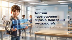 Тотожні перетворення виразів. Доведення тотожностей