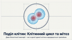 Поділ клітин: клітинний цикл та мітоз