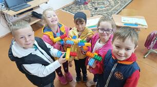 Жива і нежива природа. Конструювання птахів із LEGO за методикою «Шість цеглинок»