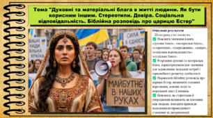 Духовні та матеріальні блага в житті людини. Як бути корисним іншим. Стереотипи. Довіра. Соціальна відповідальність. Основи християнської етики. 9 клас НУШ (2026). До програми Сохань Г. та ін.