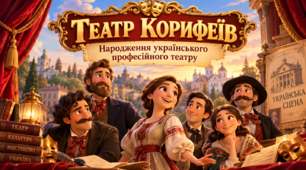 Презентація для уроку української літератури в 10 класі(стандарт) з теми "Театр корифеїв"