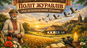 Катерина Мотрич оповідання «Політ журавлів над нетолоченими травами» Характеристика головного героя — Старого Панаса  9 клас  українська  література