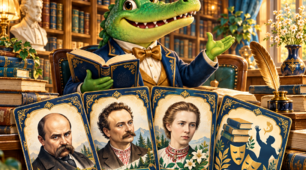Гра «Літературний крокодил» 🐊