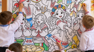 🥟🎨 Велика розмальовка до Андріївських вечорниць 1, 4, 9, 16, 25 аркушів