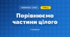 Порівнюємо частини цілого (3 клас, Математика, Скворцова)