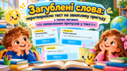 Загублені слова: перетворюємо тест на захопливу пригоду з типом питання «Із заповненням пропусків у тексті»